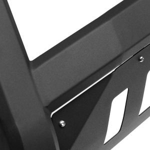 Armordillo Bull Bar, AR Series, Powder Coated, Matte Black, Steel, 3 Inch Tube Diameter, With Light Mounting Tabs, With Skid Plate – 7170094