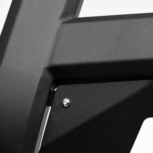 Armordillo Bull Bar, AR Series, Powder Coated, Matte Black, Steel, 3 Inch Tube Diameter, With Light Mounting Tabs, With Skid Plate – 7176256