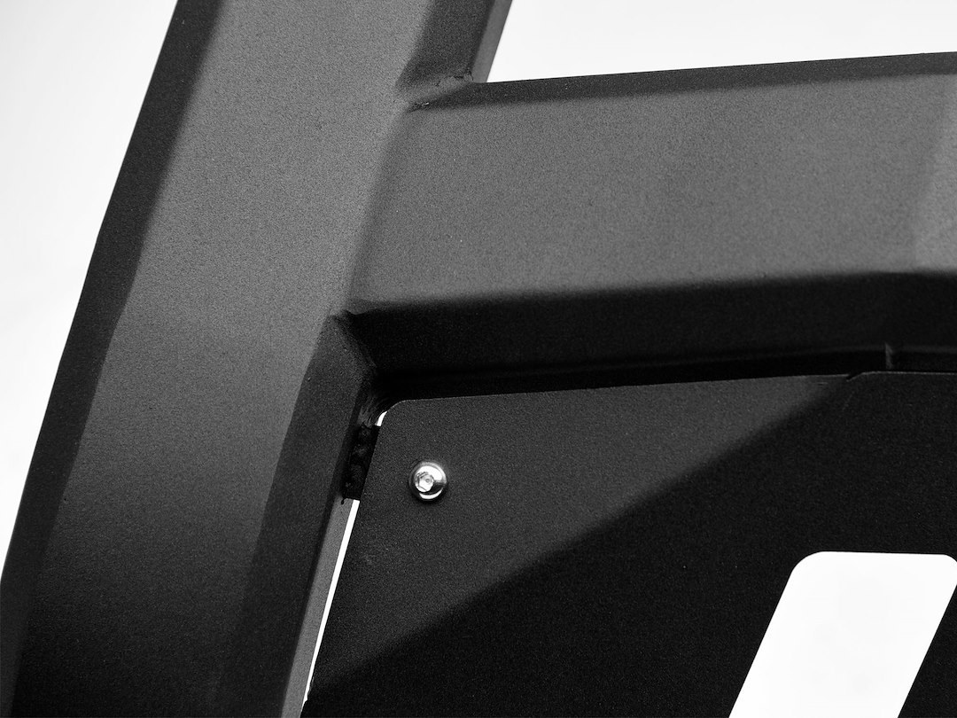Armordillo Bull Bar, AR Series, Powder Coated, Matte Black, Steel, 3 Inch Tube Diameter, With Light Mounting Tabs, With Skid Plate – 7176256