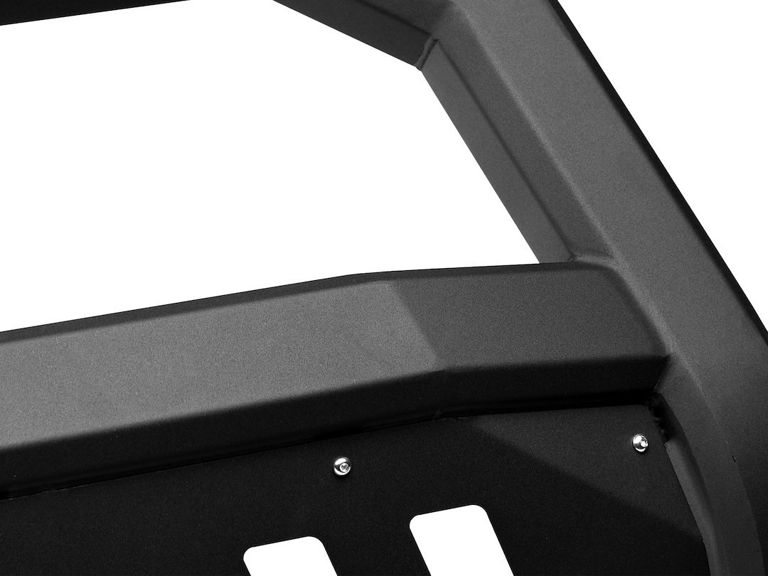 Armordillo Bull Bar, AR Series, Powder Coated, Matte Black, Steel, 3 Inch Tube Diameter, With Light Mounting Tabs, With Skid Plate – 7176256