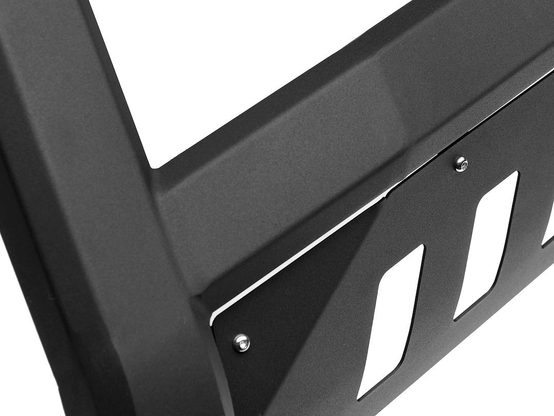 Armordillo Bull Bar, AR Series, Powder Coated, Matte Black, Steel, 3 Inch Tube Diameter, With Light Mounting Tabs, With Skid Plate – 7176256