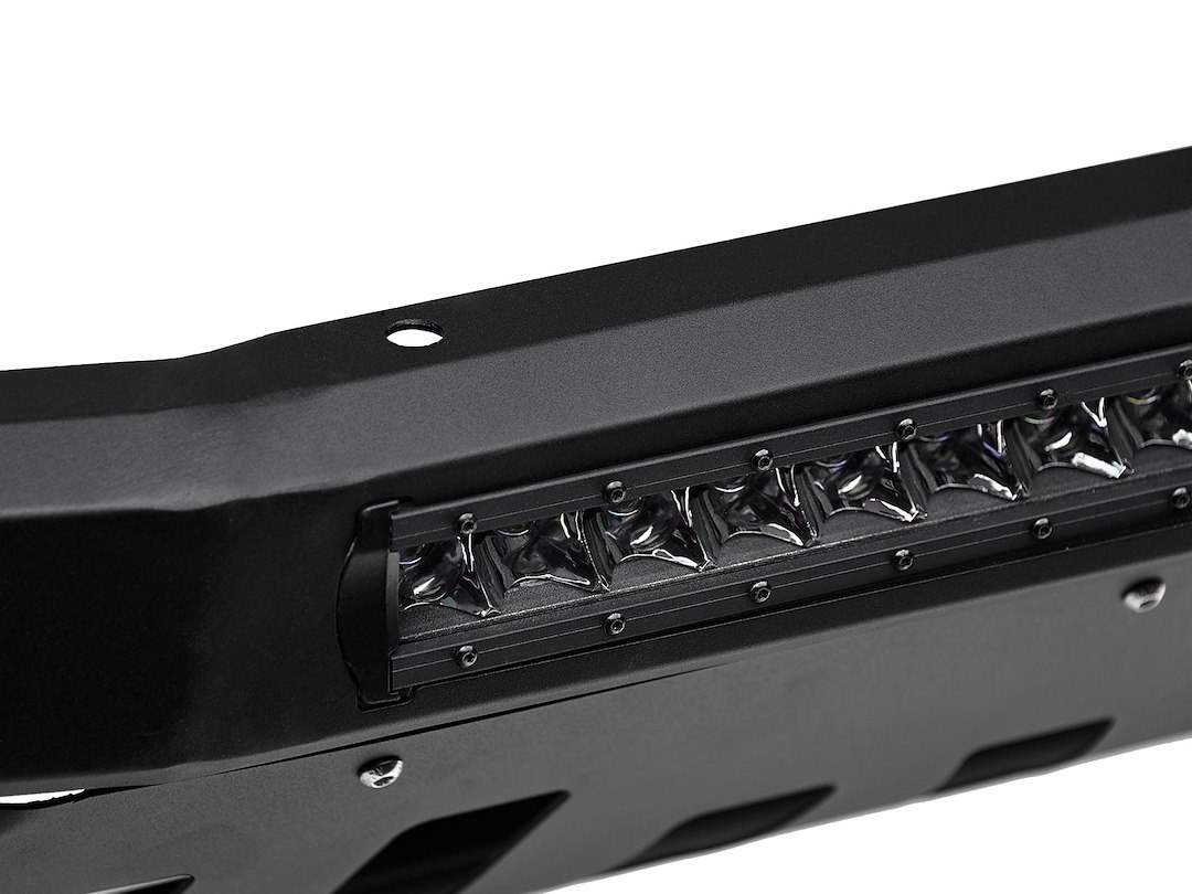 Armordillo Bull Bar, AR Series, Powder Coated, Matte Black, Steel, With LED Light Bar, With Skid Plate, With Wiring Harness and Switch – 7176799
