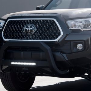 Armordillo Bull Bar, AR Series, Powder Coated, Matte Black, Steel, With LED Light Bar, With Skid Plate, With Wiring Harness and Switch – 7176799