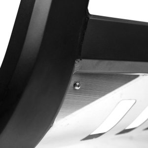 Armordillo Bull Bar, AR Series, Powder Coated, Matte Black, Steel, With LED Light Bar, With Aluminum Skid Plate – 8705209