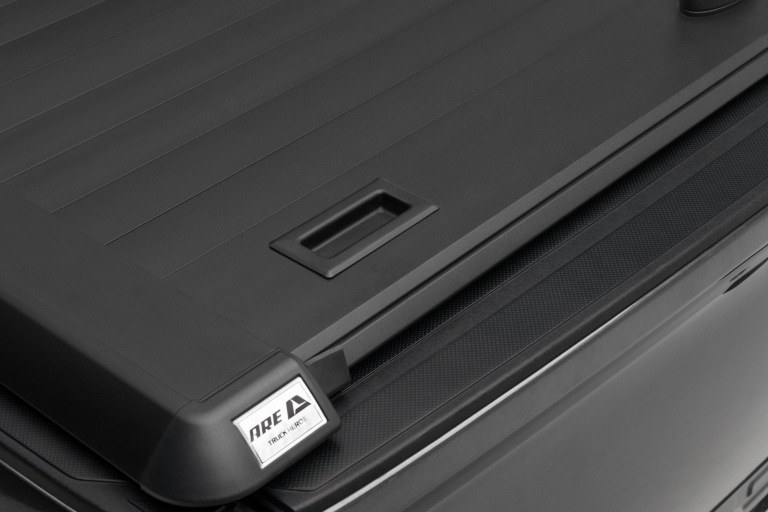 Are Truck Tonneau Cover, Double Cover ™, Tilt Up or Manual Retractable, Lockable, Black, Powder Coat Finish, Aluminum – PA-DC099