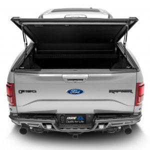 Are Truck Tonneau Cover, Double Cover ™, Tilt Up or Manual Retractable, Lockable, Black, Powder Coat Finish, Aluminum – PA-DC230