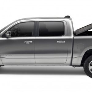 Are Truck Tonneau Cover, Double Cover ™, Tilt Up or Manual Retractable, Lockable, Black, Powder Coat Finish, Aluminum – PA-DC351