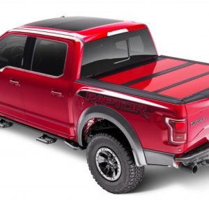 Are Truck Tonneau Cover, Fusion™, Hard Folding, 2 Folds/ 3 Panels, Front Hinge Allows Entire Tonneau to Flip Up When Folded – AR12018L-G7C
