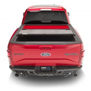 Are Truck Tonneau Cover, Fusion™, Hard Folding, 2 Folds/ 3 Panels, Front Hinge Allows Entire Tonneau to Flip Up When Folded – AR12018L-G7C
