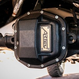 Artec Indust Differential Cover, Dana 44 Axle, 12 Bolt, Without Girdle, With Fill Plug, With Magnetic Drain Plug, Powder Coated Black – AX1022