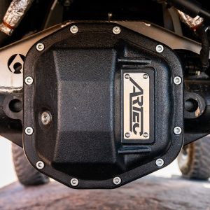 Artec Indust Differential Cover, Dana 44 Axle, 12 Bolt, Without Girdle, With Fill Plug, With Magnetic Drain Plug, Powder Coated Black – AX1022
