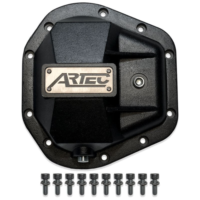 Artec Indust Differential Cover, Dana 50 Straight Axle, 10 Bolt, Without Girdle, With Fill Plug, With Magnetic Drain Plug – AX1060