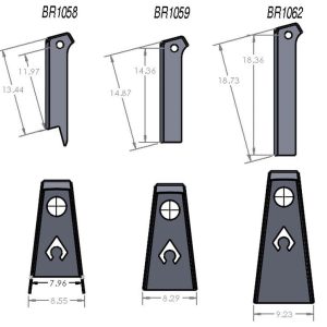 Artec Indust Shock Absorber Mount, Universal, Weld on, Adjustable, Steel, Set of 2 – BR1062
