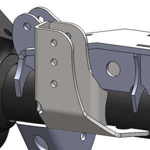 Artec Indust Track Bar Bracket, 3 Inch Lift, Weld-On, Steel, For Use with 3-1/2 Inch Axle Tube Diameter – BR1139
