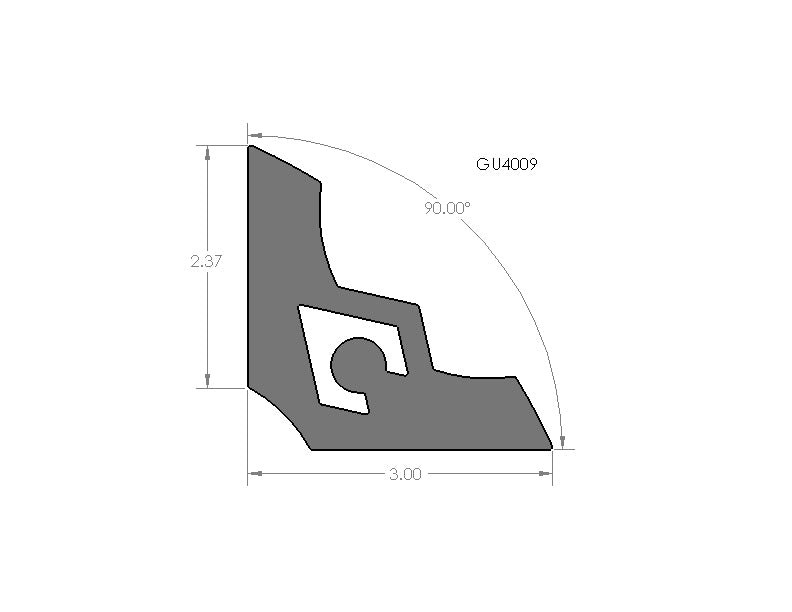 Artec Indust Roll Cage Gusset, 3 Inch Length X 2.37 Inch Width, Steel, Fits 90-Degree Section of Cage/ Chassis or Other Projects, Single – GU4009