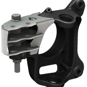 Artec Indust Steering Arm, High Steer, Use to Fix the Swap Steering Issue, Steel, Weld on, Set of 2, With Knuckle Bolts/ Tapered Spacers – HS6150