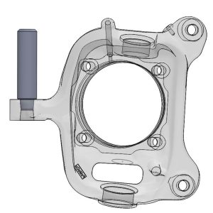 Artec Indust Steering Arm, High Steer, Use to Fix the Swap Steering Issue, Steel, Weld on, Set of 2, With Knuckle Bolts/ Tapered Spacers – HS6150