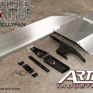 Artec Indust Skid Plate, Belly Pan, Bare, Silver, Aluminum, With Zinc Plated Steel Brackets – JK1010
