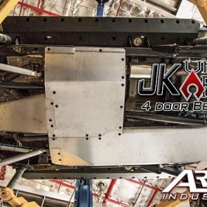 Artec Indust Skid Plate, Belly Pan, Bare, Silver, Aluminum, With Zinc Plated Steel Brackets – JK1010