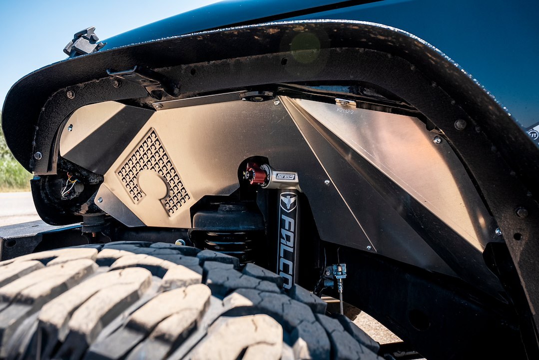 Artec Indust Inner Fender, Aluminum, Silver, With Artec Logo, Vented, Set of 2 – JK2106
