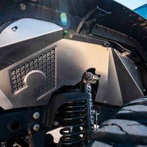 Artec Indust Inner Fender, Aluminum, Silver, With Artec Logo, Vented, Set of 2 – JK2106