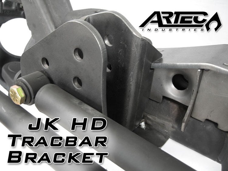 Artec Indust Track Bar Bracket, 3 Inch Lift, Weld-On, Steel, Use to Replace Track Bar Bracket with Crossover Steering on the 30 and 44 Axles – JK4406
