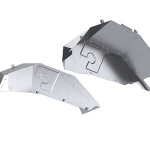 Artec Indust Inner Fender, Aluminum, Silver, With Artec Logo, Set of 2 – JL5111