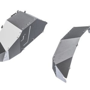 Artec Indust Inner Fender, Aluminum, Silver, With Artec Logo, Set of 2 – JL5111