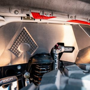 Artec Indust Inner Fender, Aluminum, Silver, With Artec Logo, Vented, Compatible with Falcon Shocks, Set of 2 – JL5114
