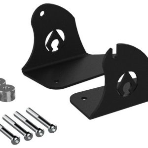 Artec Indust Light Bar Mounting Kit, Hood Mount, Mounts One 50 Inch Light Bar, Powder Coated, Black, Steel, Bolt on, Set of 2 – JL5602