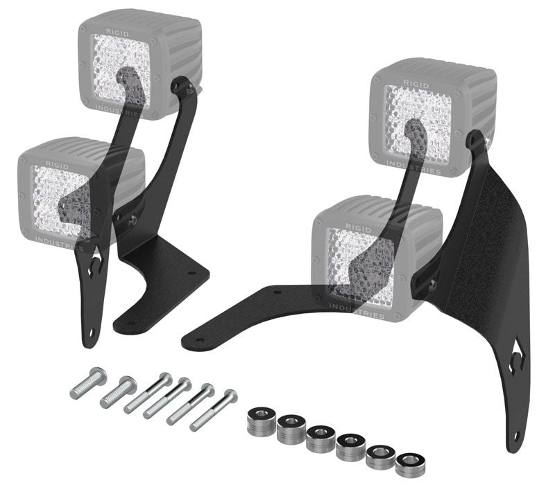 Artec Indust Driving/ Fog Light Mounting Bracket, A-Pillar Bolt-On Mount, Powder Coated, Mounts Four Lights – JL5603