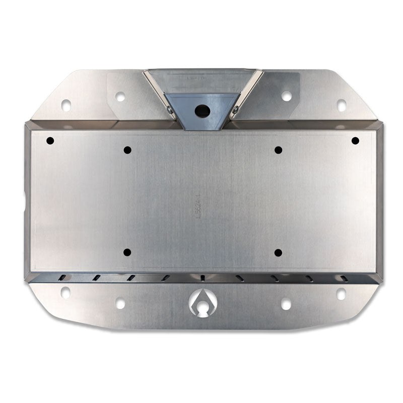 Artec Indust License Plate Relocation Kit, Relocates License Plate After Removing OEM Bumper and Spare Tire, Aluminum, Non-Illuminated – JL5626