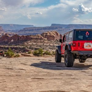 Artec Indust License Plate Relocation Kit, Relocates License Plate After Removing OEM Bumper and Spare Tire, Aluminum, Non-Illuminated – JL5626