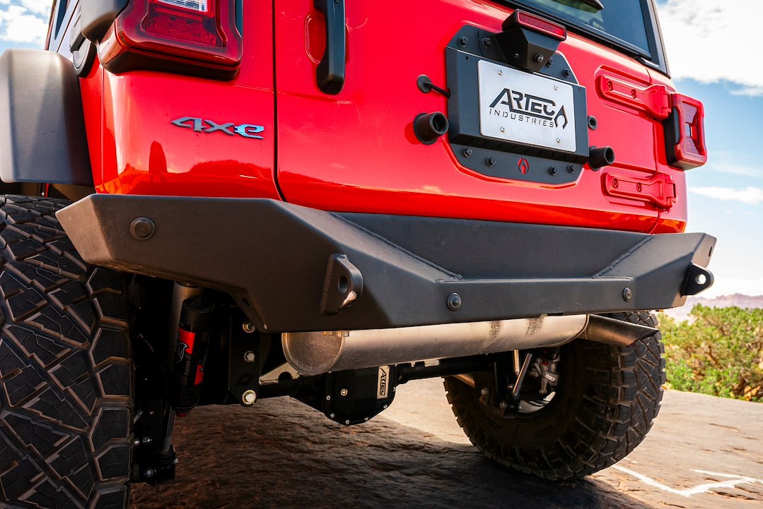 Artec Indust Tailgate Vent Cover, Without Logo, Powder Coated, Black, Aluminum, With Backup Camera Mount/ License Plate Mount – JL5627