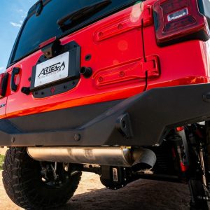Artec Indust Tailgate Vent Cover, Without Logo, Powder Coated, Black, Aluminum, With Backup Camera Mount/ License Plate Mount – JL5627