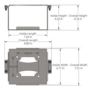 Artec Indust Battery Hold Down, One Piece Design, Fits Odyssey Battery PC925, Bare Finish, Steel – OY9251