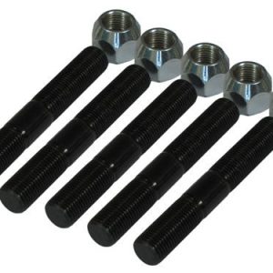Artec Indust Steering King Pin Stud, For 1 to 1-1/2 Inch Thick High Steering Arms, 1/2-20 Thread Size, Black, Chromoly – RR-D60117K-2