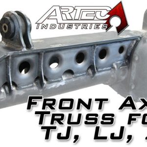 Artec Indust Axle Housing Truss, For Dana 30 Front Axle, Over the Top, Weld on, Steel – TJ3001