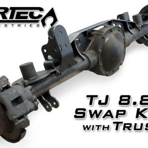 Artec Indust Axle Housing Truss, For Dana 30 or Dana 44, Over the Top, Weld on, Mild Steel, With Coil Bracket and Bump Stop – TR8801
