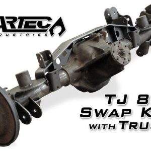 Artec Indust Axle Housing Truss, For Dana 30 or Dana 44, Over the Top, Weld on, Mild Steel, With Coil Bracket and Bump Stop – TR8801