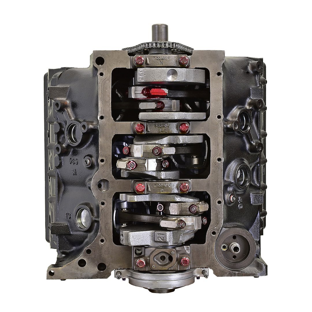 Atk Engines Engine Block – Long, Premium, Sim Tested for Compression/ Leaks/ Noises/ Oil Pressure, Original Timing Cover Is Plastic – DCW4