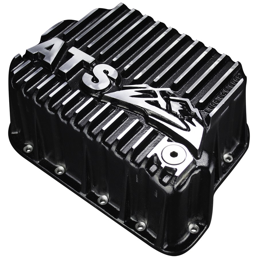 Ats Diesel Auto Trans Oil Pan, 46/7/8-RH/E Transmissions, Extra 5 Quarts Capacity, Powder Coated Black, Aluminum – 3019002116