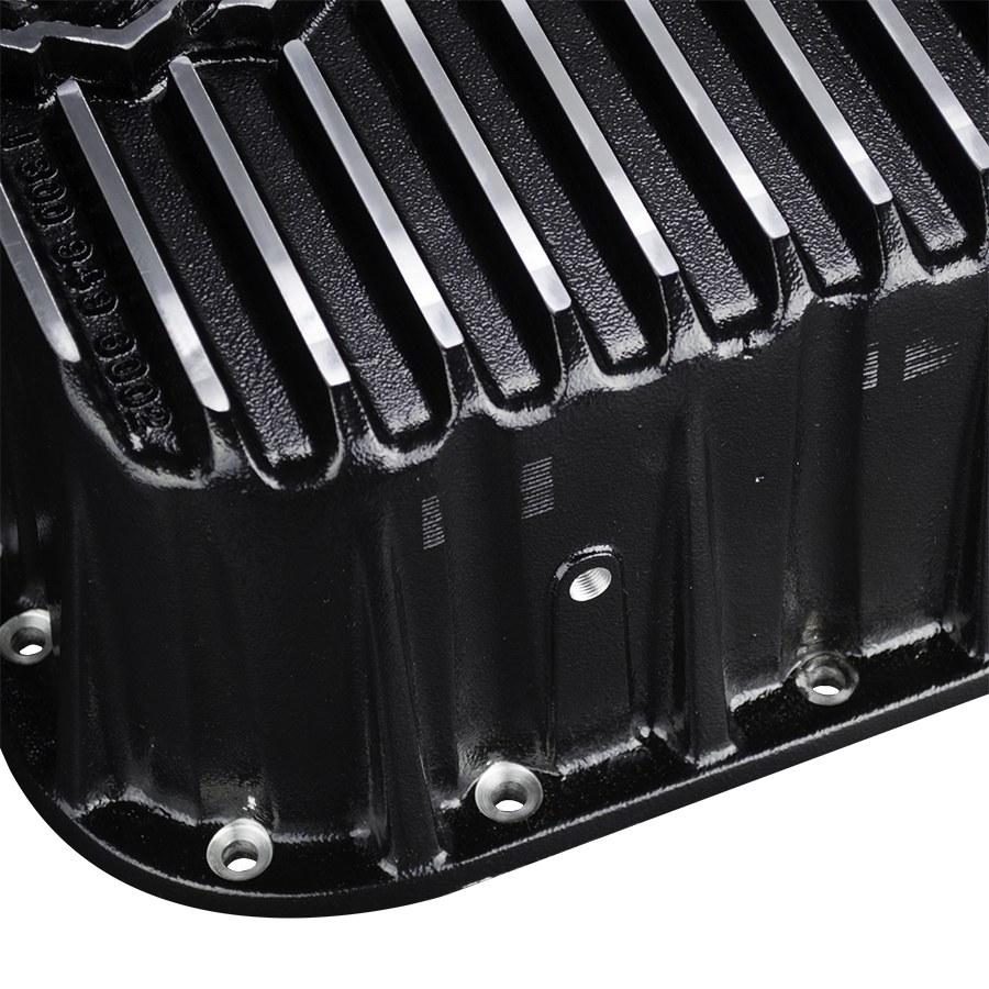 Ats Diesel Auto Trans Oil Pan, 46/7/8-RH/E Transmissions, Extra 5 Quarts Capacity, Powder Coated Black, Aluminum – 3019002116