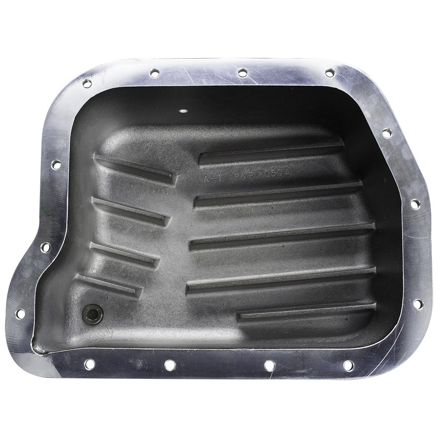 Ats Diesel Auto Trans Oil Pan, 46/7/8-RH/E Transmissions, Extra 5 Quarts Capacity, Powder Coated Black, Aluminum – 3019002116