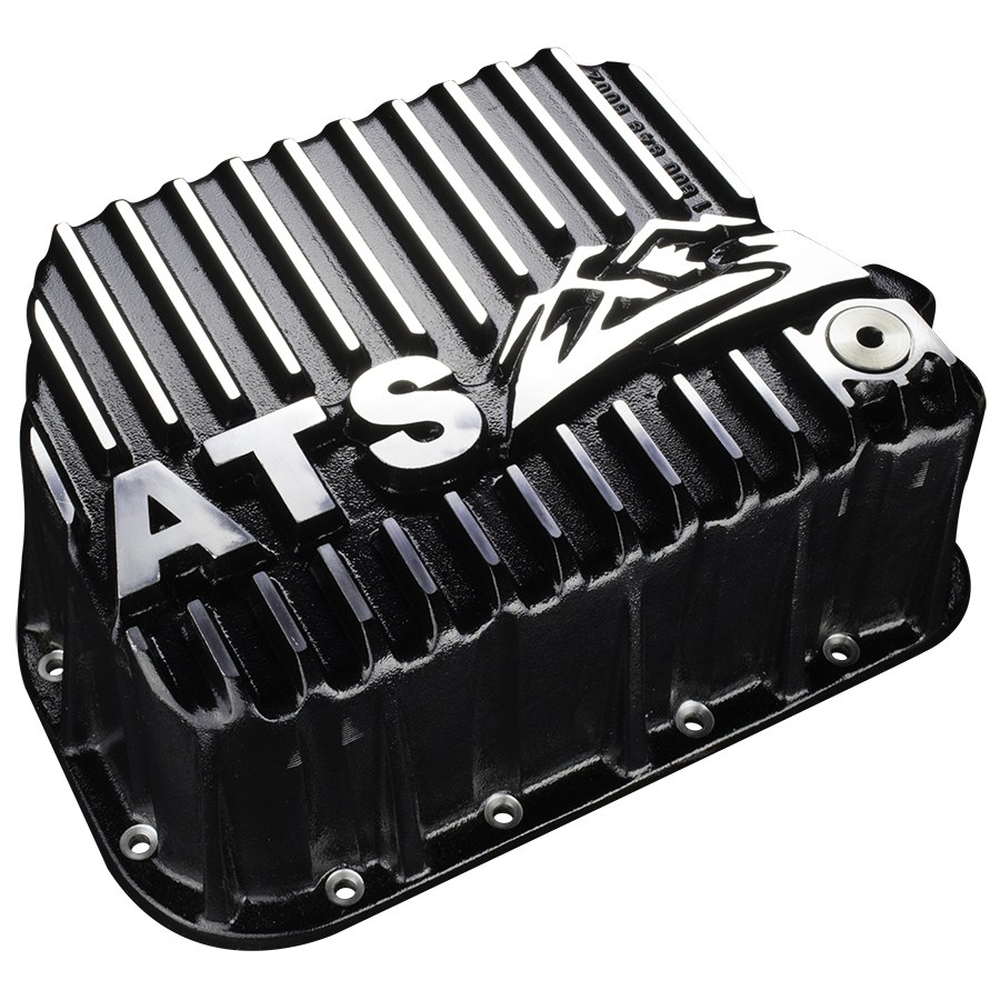 Ats Diesel Auto Trans Oil Pan, 46/7/8-RH/E Transmissions, Extra 5 Quarts Capacity, Powder Coated Black, Aluminum – 3019002116