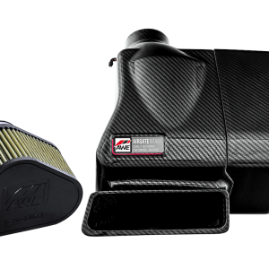 AWE Tuning Cold Air Intake, Airgate™, Carbon Fiber Tube, With Carbon Fiber Air Box, Without Lid – 2660-15260