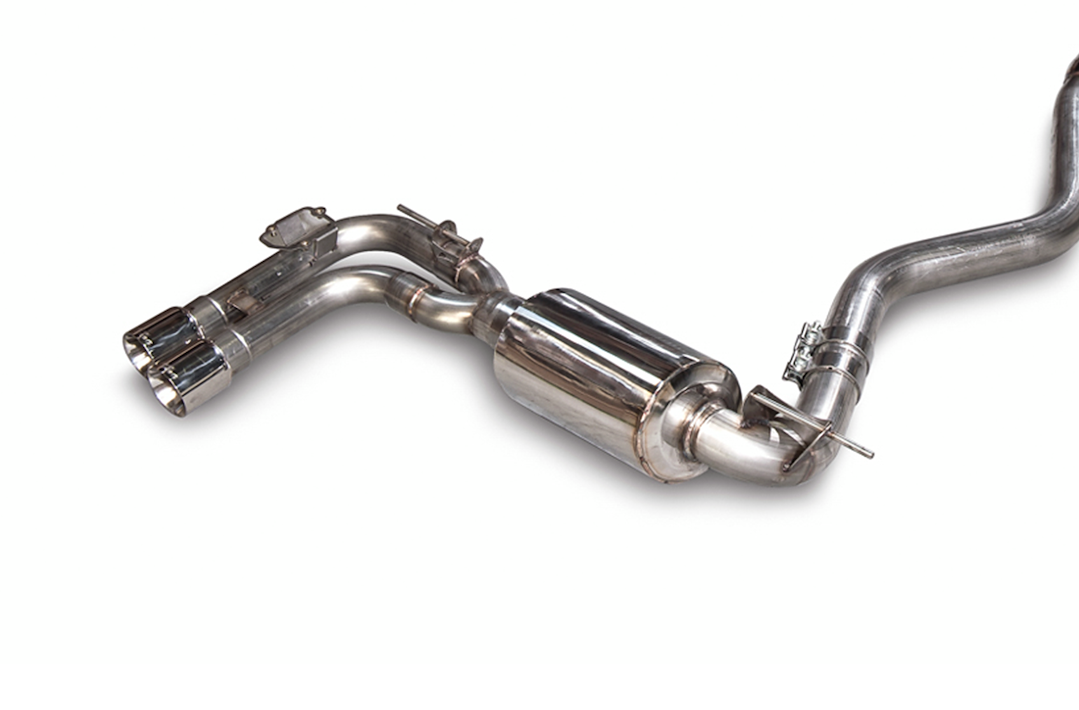 AWE Tuning Exhaust System Kit, Touring Edition Axle-Back System, Stainless Steel, Without Muffler, Single Exhaust with Single Exits – 3010-22022