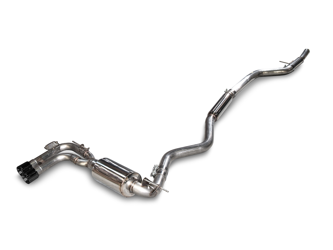 AWE Tuning Exhaust System Kit, Touring Edition Axle-Back System, Stainless Steel, Without Muffler, Single Exhaust with Single Exits – 3010-23022