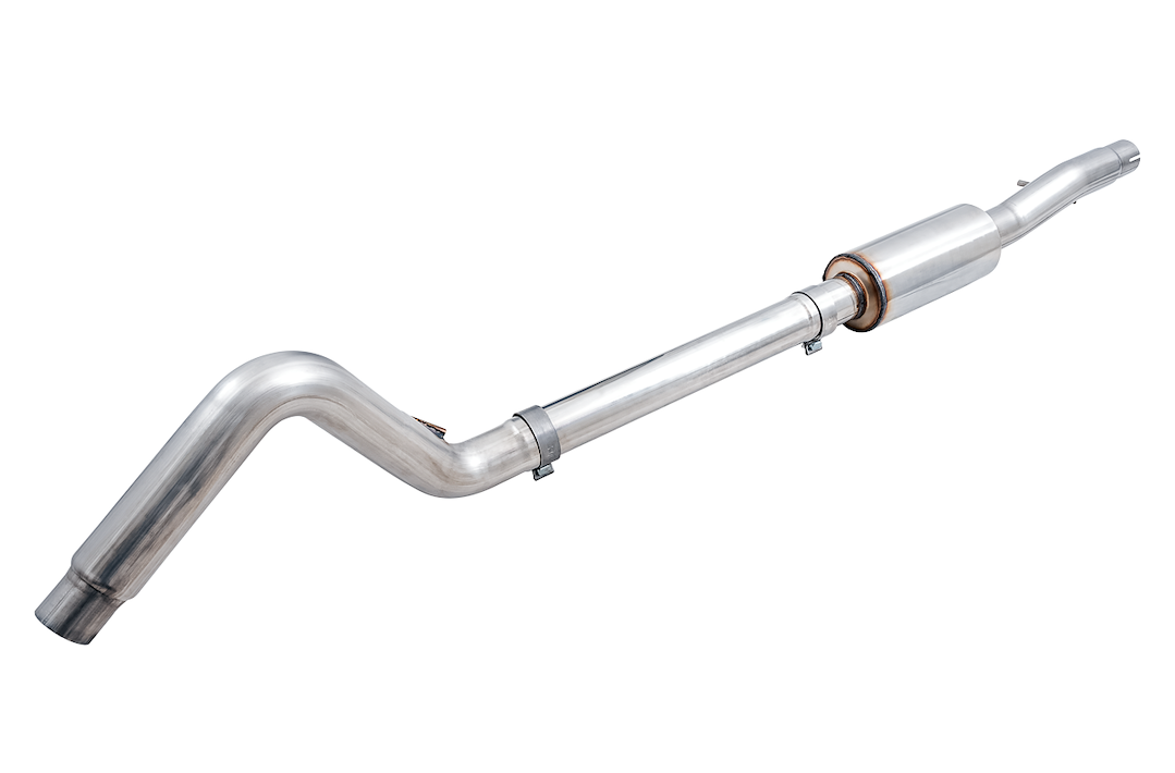 AWE Tuning Exhaust Pipe Intermediate, 3 Inch Diameter, Stainless Steel, Resonated – 3015-11005