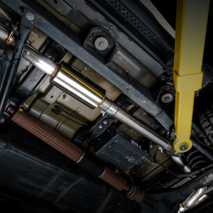 AWE Tuning Exhaust Pipe Intermediate, 3 Inch Diameter, Stainless Steel, Resonated – 3015-11005